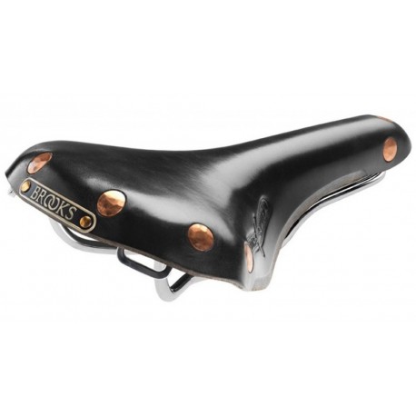 Brooks Swift Chrome black  sella in cuoio nero