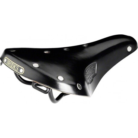 Brooks B17 Standard S black  sella in cuoio nero