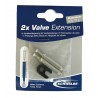 Schwalbe prolunga per valvola camera d'aria SV argento