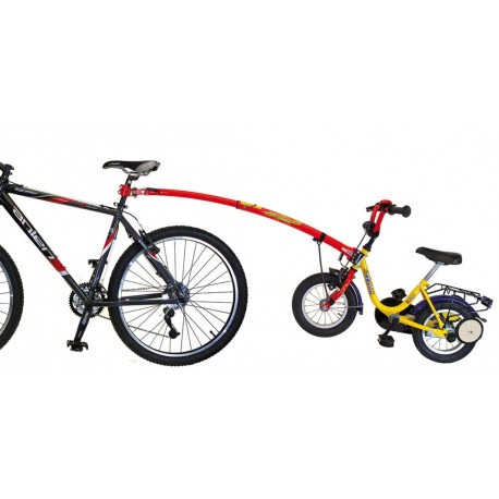 Trail Gator barra traino tandem bicicletta bimbo rosso 