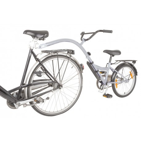 Trailer Bike  mezza bicicletta per bimbo da 20" argento 