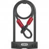 Abus Facilo lucchetto ad arco con cavo cobra nero