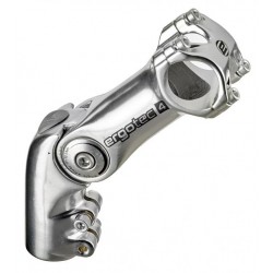 Humpert Ergotec Octopus 2 attacco manubrio regolabile 50°/ 31,8mm argento