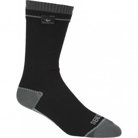 Sealskinz Mid length socks calzini Albatross  media lunghezza nero grigio