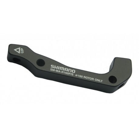 Shimano adattatore posteriore per disco da 160mm, nero