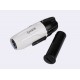 UGOE fanale anteriore a batteria 500 Lumen bianco/nero
