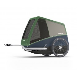 Croozer Dog XXL carrello per bicicletta Verde/grigio