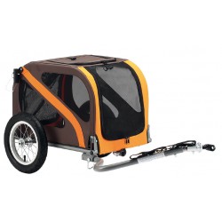 Blue Bird Dog Mini rimorchio porta cani per bicicletta arancio