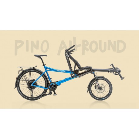 Hasebikes Pino Allround tandem a pedalata indipendente rosso