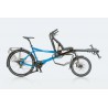 Hasebikes Pino Tour tandem a pedalata indipendente blu metallico