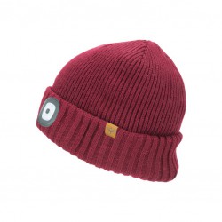 Sealskinz berretto waterproof cold weather LED Roll cuff Beanie L/XL rosso