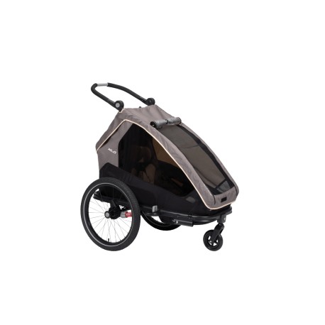 XLC Mono S carrello monoposto per bimbo BS-C09 grigio beige antracite