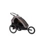 XLC Mono S carrello monoposto per bimbo BS-C09 grigio beige antracite