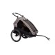 XLC Mono S carrello monoposto per bimbo BS-C09 grigio beige antracite