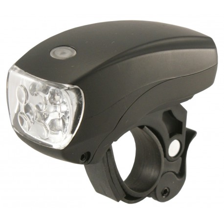 Rms fanale anteriore a batteria 5 white led