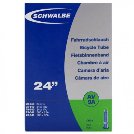 Schwalbe AV9A camera d'aria 24" valvola Auto